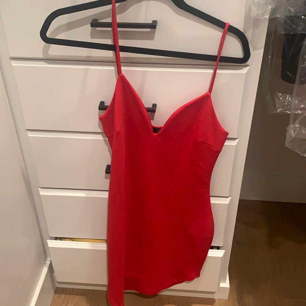 Red dress